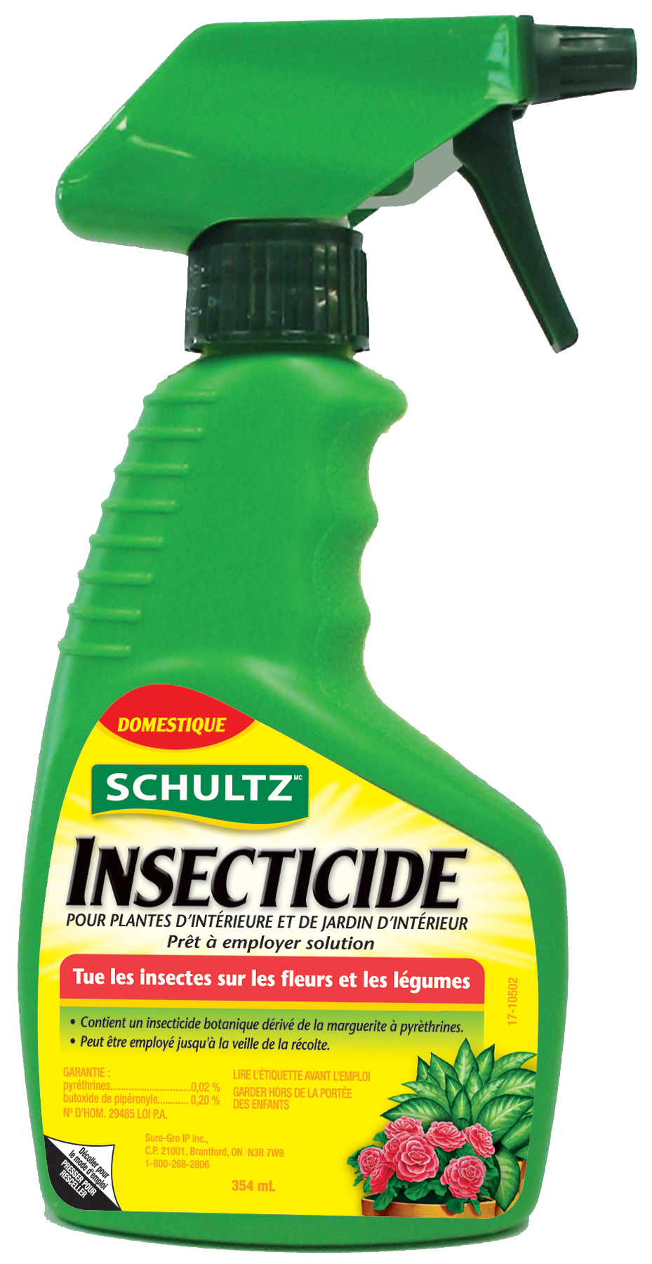 Insecticide pour plantes d'intérieure et de jardin d'intérieur